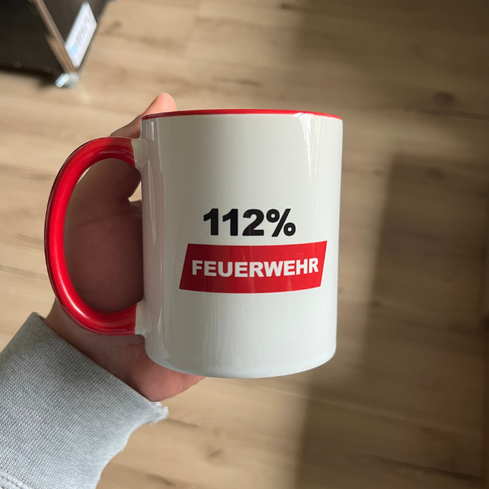 Tasse - 112% Feuerwehr
